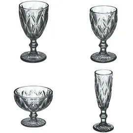 Relaxdays Gläser Set 0,3 l 6-tlg.