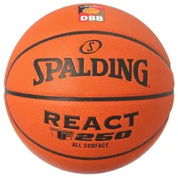 Spalding Basketball Basketball React TF 250 DBB, Für drinnen und draußen geeignet