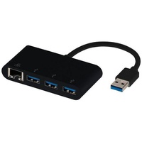 Vivanco USB Type-A Netzwerk Adapter + HUB (39638)