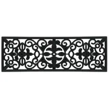 Relaxdays Stufenmatte 75 x 25 cm Schwarz