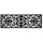 Relaxdays Stufenmatte 75 x 25 cm Schwarz