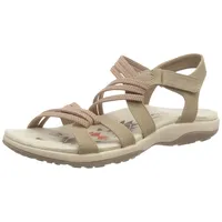 SKECHERS Reggae Slim Sandale, Mokka Durabuck Gore, 37 EU - 37 EU