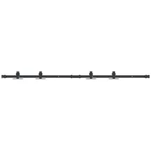 vidaXL Vakuumbehälter Schiebetürbeschlag Set für Schranktüren 152 cm