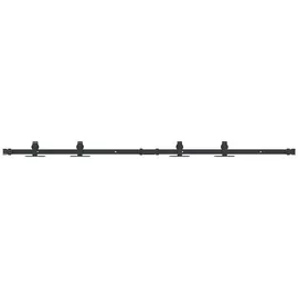 vidaXL Vakuumbehälter Schiebetürbeschlag Set für Schranktüren 152 cm