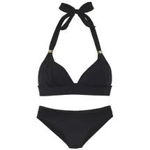 LASCANA Triangel-Bikini Damen schwarz Gr.38 Cup A