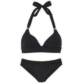 LASCANA Triangel-Bikini Damen schwarz Gr.38 Cup A