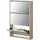 [en.casa] Lund 63 x 102,5 x 17 cm beige / Sonoma-Eichenoptik