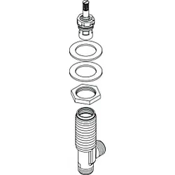 Ideal Standard Seitenventil MELANGE 3L WT, warm A962055NU