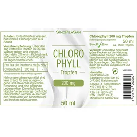 sinoplasan gmbh Chlorophyll Tropfen 50 ml