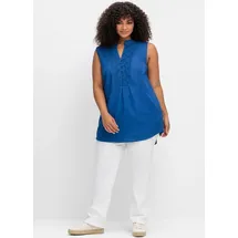 sheego by Joe Browns Blusentop Blusentop . blau|weiß 48 EU