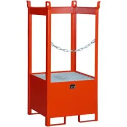 Bauer Südlohn Fass-Stapelpalette FSP-1, lackiert, Feuerrot