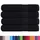 vidaXL Saunatücher 80 x 200 cm schwarz 4 St.