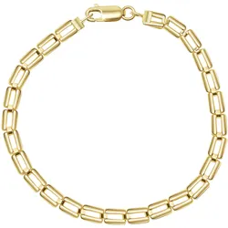 Fascination by Ellen K. Armband Gold 375 mit Karabinerverschluss 19cm lang