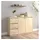 vidaXL Sideboard 111x34x75 cm Massivholz Kiefer