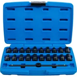 BGS Ölwannen-Spezial-Einsatz-Satz Antrieb Innenvierkant 10 mm (3/8 Zoll) 21 teilig