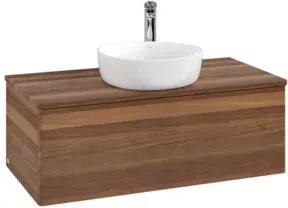 V&B Waschtischunterschrank ohne Frontstruktur Antao 100x36x50cm, HL, WBP w. wal, w. wal