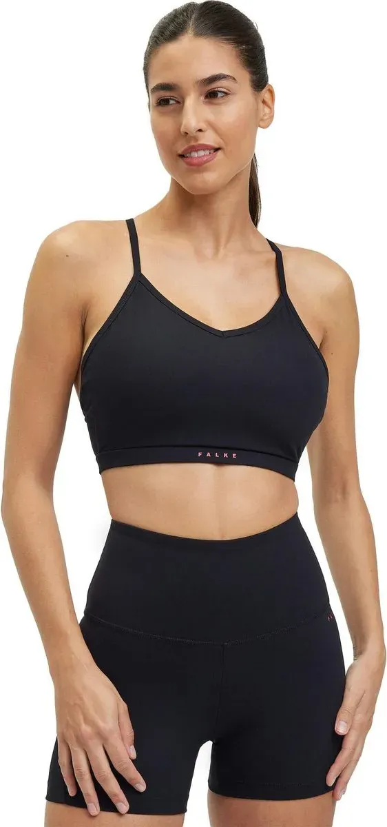 Falke Damen Training Sport-bh black (3000) L