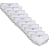 Götzburg Slip unifarben weiß M 10er Pack