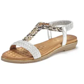 VIVANCE Sommerschuh Damen Silber 39