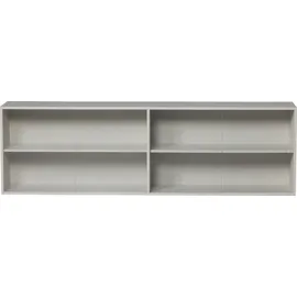 Woood Klink Aufsatzschrank 200 x 60 x 35 cm grau