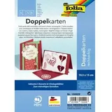 Folia 150522 Briefumschlag Rot 5 Karten + Kuverts - Einlagen,