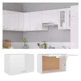 vidaXL Hängeschrank Hochglanz-Weiß 60x31x40 cm Holzwerkstoff