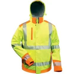 Warnschutzsoftshelljacke Rickmer Gr.M gelb/orange ELYSEE