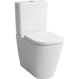 Laufen Meda Stand-WC-Kombination mit WC-Sitz Weiß