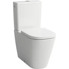 Laufen Meda Stand-WC-Kombination mit WC-Sitz Weiß