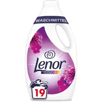 Lenor Waschmittel Flüssig, Flüssigwaschmittel, Color Waschmittel, 19 Waschladungen, Farbschutz, Amethyst Blütentraum