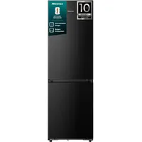 Hisense RB5K330GSFC Kühl-Gefrierkombination (330 l, 1856 mm hoch, Schwarz)