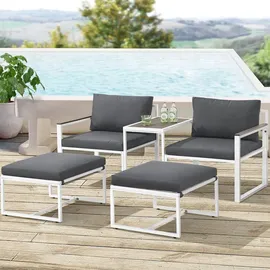 Juskys Festnight Balkon Lounge Sofa Set Bari