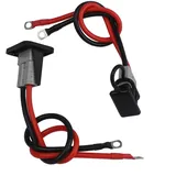 50 A Akku-Schnellverbindung/Trenn-Stecker, 8 AWG für Anderson-Kabel, 3 m, wasserdicht, Batteriekabelverbinder mit O-Ring, 12 V Kabelbaumklemme für Auto, Seilwinde, Anhänger