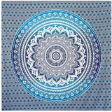 Wiladu Mandala Tuch Mehrzweck Pareo/Strandtuch XXL, Dünn und Sandabweisend, Große S...