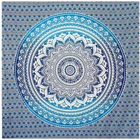 Wiladu Mandala Tuch Mehrzweck Pareo/Strandtuch XXL, Dünn und Sandabweisend, Große S...