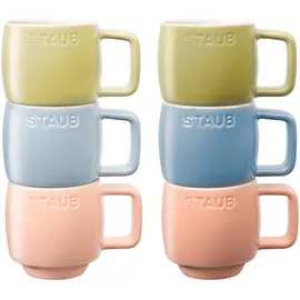 Staub Espressotasse 0,1 l Blau 6 St.