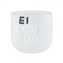 räder Eierbecher Guten Morgen Ei Love You Weiß