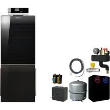 Buderus Logaplus Paket K75, Gas-Brennwertgerät KB192i.2-30, Speicher Logalux L.3 RS, 135 Liter, MM100
