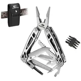 Mossy Oak Multifunktionszange,21 in 1 Multi-Tool Multifunktion mit Zange Klappmesser, Faltbares Multitool, Camping Wandern Reparieren,inkl tragbare Tasche