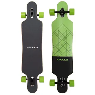Apollo Twin Tip DT Longboard & Stabilität grün/schwarz | Gr.: onesize