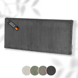 lycce Wandkissen Cord 100 x 30 cm Grau