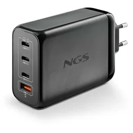 ngs BUD 240W 240 W, 4 Ports, USB Ladegerät, Schwarz