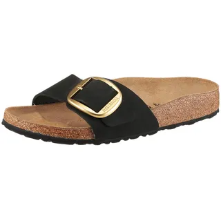 Birkenstock Madrid Big Buckle Nubukleder schwarz 39