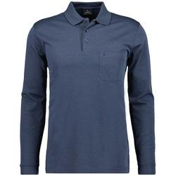 Soft Knit Polo Knopf Langarm Herren Poloshirt