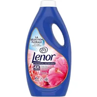 10,64€/L- 5x Lenor Flüssigwaschmittel–Pfingstrose & Hibiskus – 1575ml/35 Wäschen