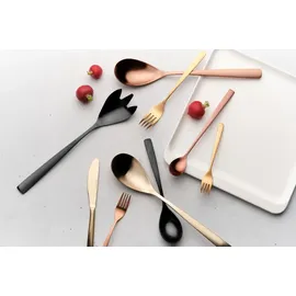 Comas Besteck-Set BARCELONA Schwarz 24 Stück BCN SATIN Black),