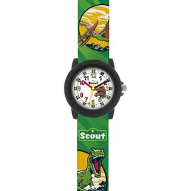 Scout Crystal 280305041 Gehäusefarbe Grün Silikonarmband Grün