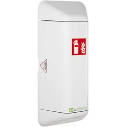 Design Feuerlöscherschrank weiß
