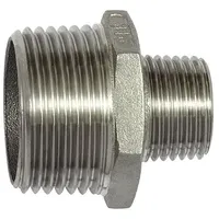 Riegler Doppelgewindenippel, red., Achtkant, R 2 1/2, R 2,