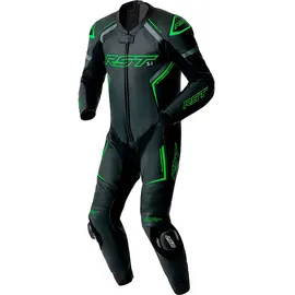 RST S1 D3O Lederkombi - Neon Green - S